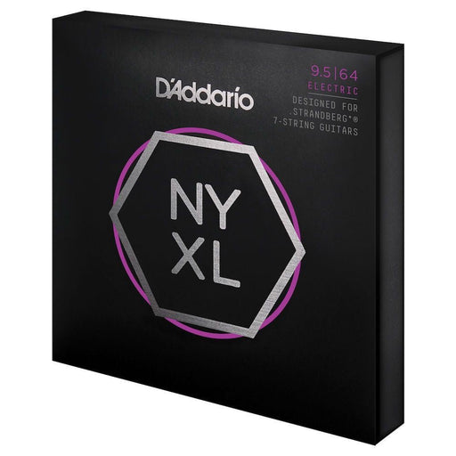D'Addario NYXL09564SB Nickel Wound Strandberg 7 - String Super Light Plus 095 - 64 (NYXL09564SB) - Gsus4
