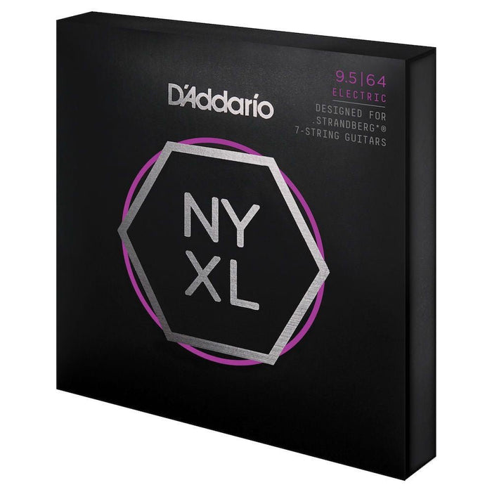 D'Addario NYXL09564SB Nickel Wound Strandberg 7 - String Super Light Plus 095 - 64 (NYXL09564SB) - Gsus4