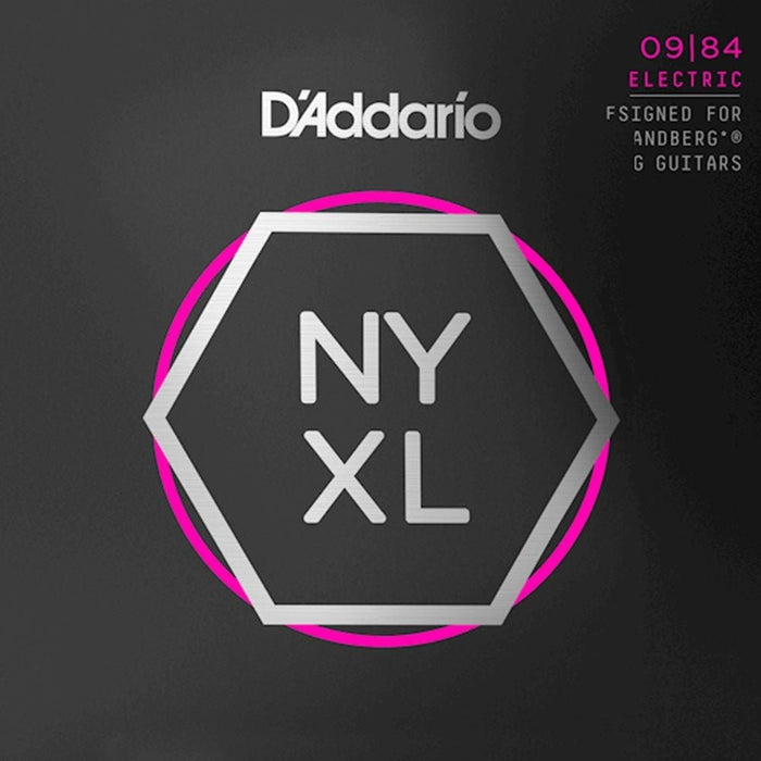 D'Addario NYXL0984SB 8 - String Strandberg Electric Guitar Strings Custom Light 09 - 84 (NYXL0984SB) - Gsus4