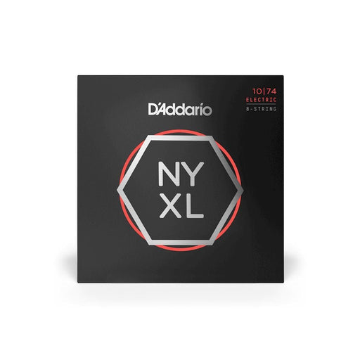 D'Addario NYXL1074 8 - String Nickel Wound Electric Strings Light Top/Heavy Bottom (10 - 74) (NYXL1074) - Gsus4