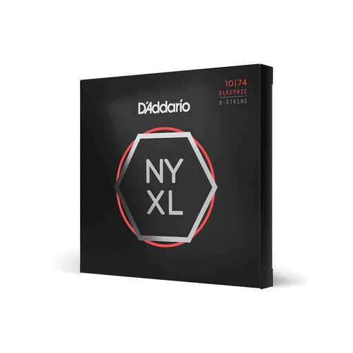 D'Addario NYXL1074 8 - String Nickel Wound Electric Strings Light Top/Heavy Bottom (10 - 74) (NYXL1074) - Gsus4