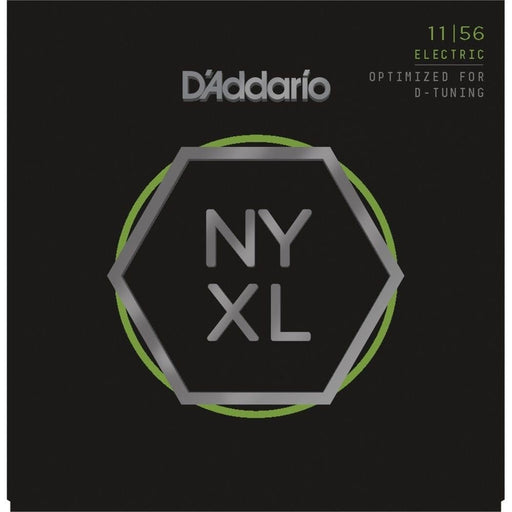 D'Addario NYXL1156 Nickel Wound Electric Strings Medium Top/Extra Heavy Bottom (11 - 56) (NYXL1156) - Gsus4