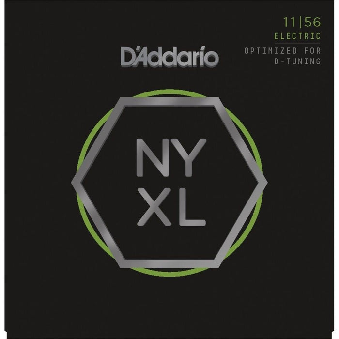 D'Addario NYXL1156 Nickel Wound Electric Strings Medium Top/Extra Heavy Bottom (11 - 56) (NYXL1156) - Gsus4