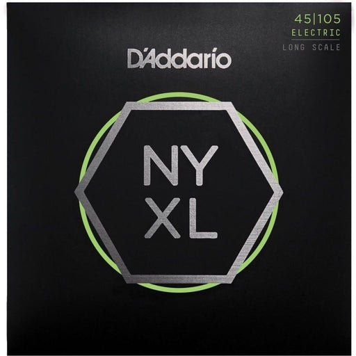 D'Addario NYXL45105 Nickel Wound Bass Strings - Light Top / Med Bottom (45 - 105) (NYXL45105) - Gsus4