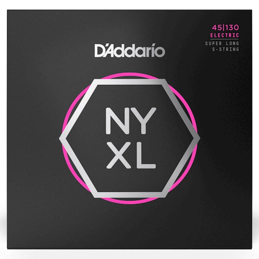 D'Addario NYXL45130SL Nickel Wound Bass Strings - Light Super Long Scale (45 - 130) (NYXL45130SL) - Gsus4