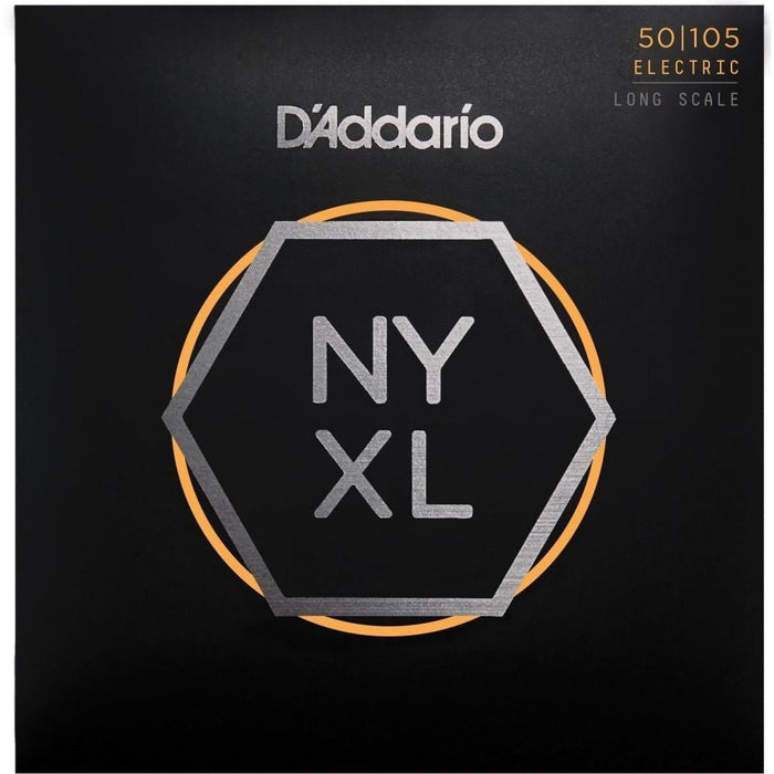 D'Addario NYXL50105 Nickel Wound Bass Strings - Medium Long Scale (50 - 105) (NYXL50105) - Gsus4