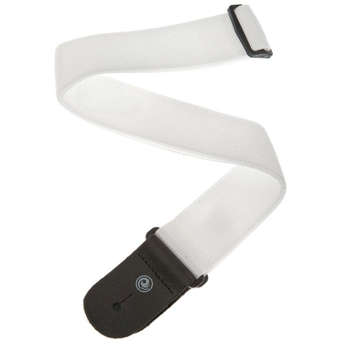 D'Addario Polypropylene Guitar Strap (White) (PWS108) - Gsus4