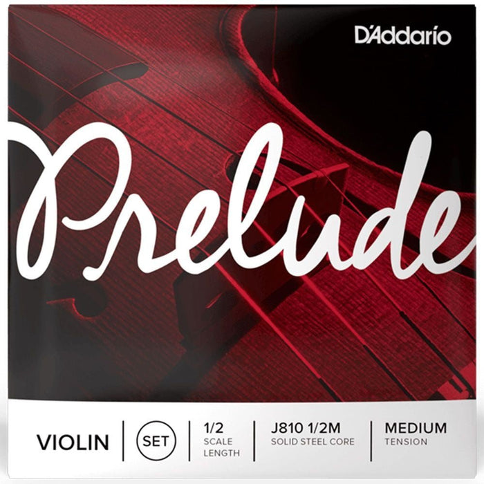 D'Addario Prelude Violin 1/2 Med Set (J810 1/2M) - Gsus4