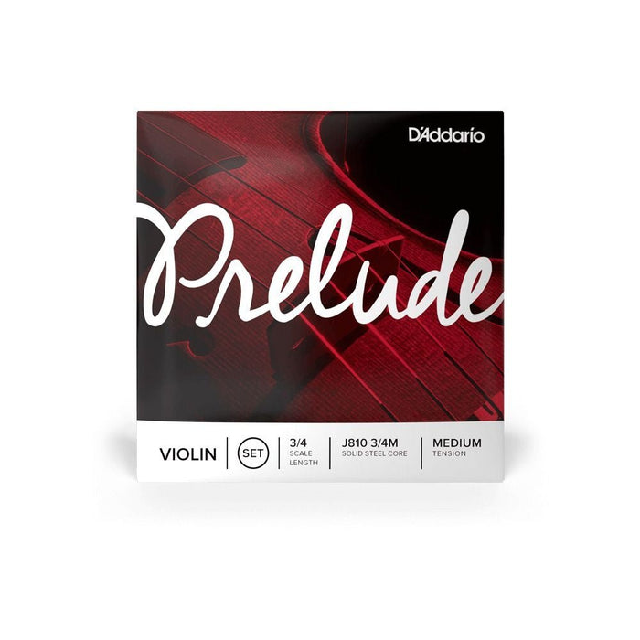 D'Addario Prelude Violin 3/4 Med Set (J810 3/4M) - Gsus4