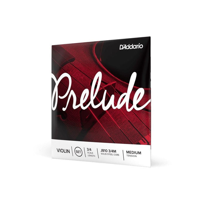 D'Addario Prelude Violin 3/4 Med Set (J810 3/4M) - Gsus4