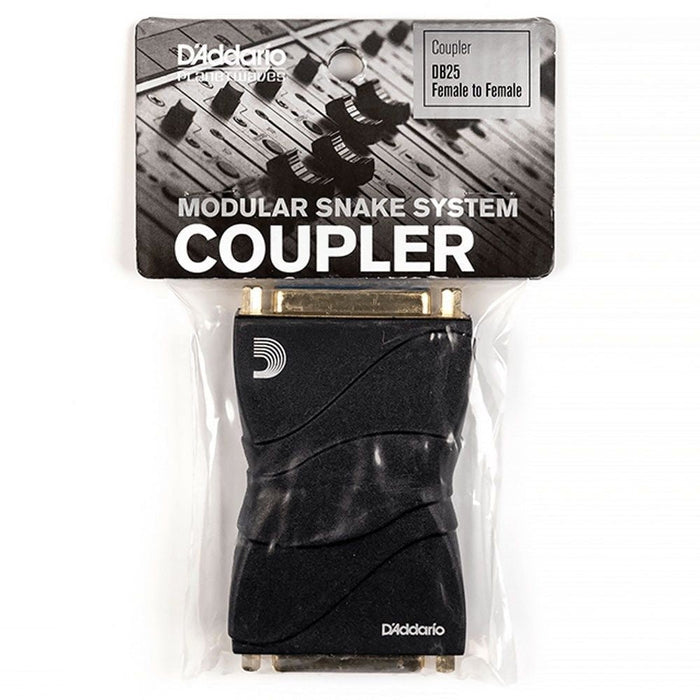 D'Addario PW - DB25FC - 01 Female to Female DB25 Coupler For Modular Snake System (PW-DB25FC-01) - Gsus4