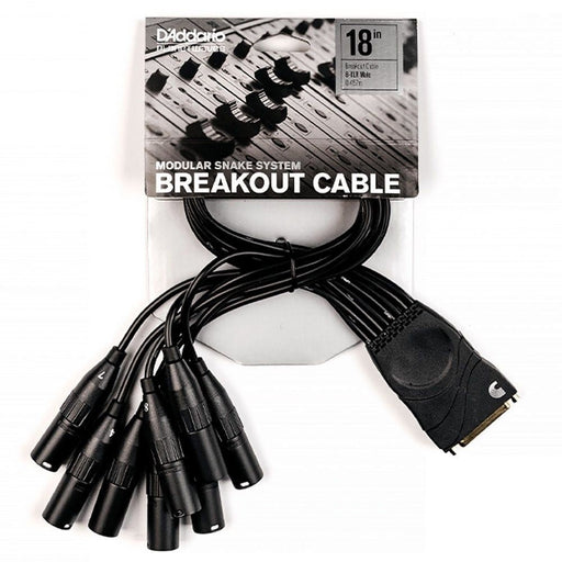 D'Addario PW - XLRMB - 01 8 - Ch XLR Male to Female DB25 Modular Snake System Breakout (PW-XLRMB-01) - Gsus4
