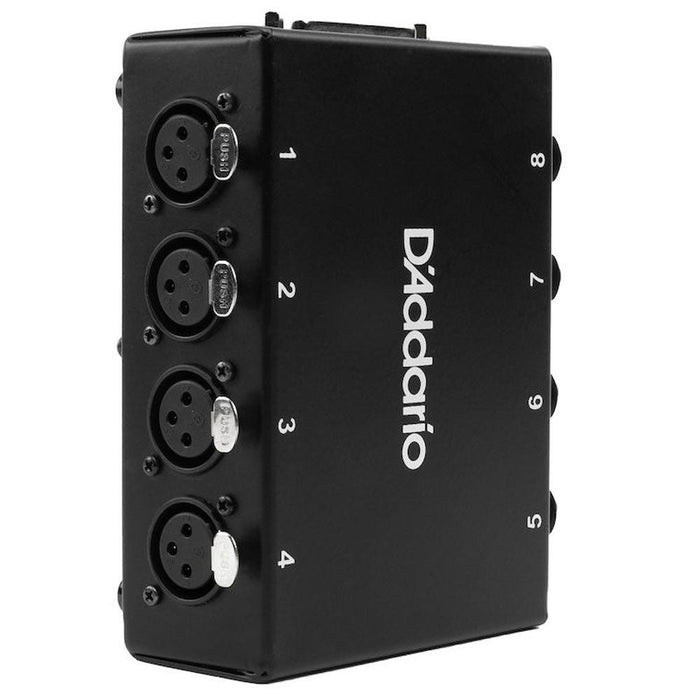 D'Addario PW - XLRSB - 01 Modular Snake System Stage Junction Box For DB25 System (PW-XLRSB-01) - Gsus4