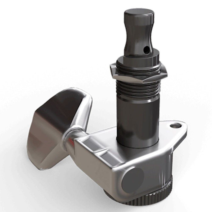 D'Addario PWAT - 331L Auto - Trim Locking Tuning Machines - 3/Side (Chrome) (PWAT-331L) - Gsus4