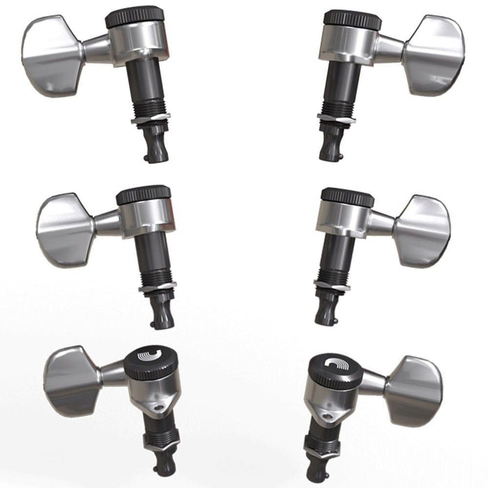 D'Addario PWAT - 331L Auto - Trim Locking Tuning Machines - 3/Side (Chrome) (PWAT-331L) - Gsus4
