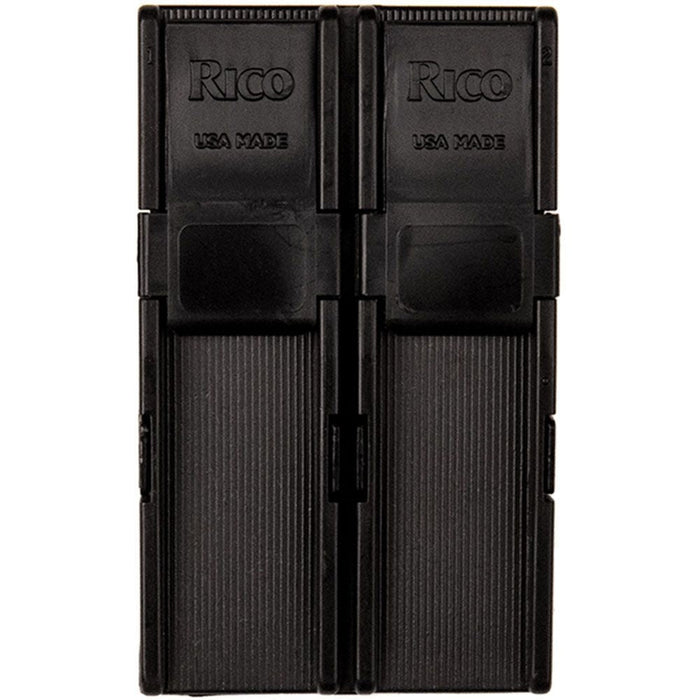 D'Addario Rico Reed Guard IV Clarinet/Alto Reed Holder Holds 4 - Black (RGRD4ASCL) - Gsus4