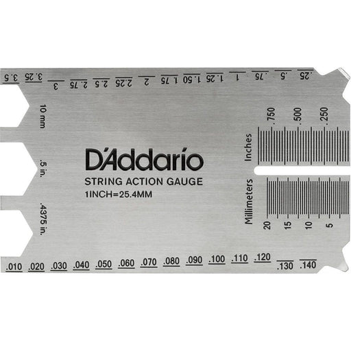 D'Addario String Height Gauge (Silver) (PW-SHG-01) - Gsus4