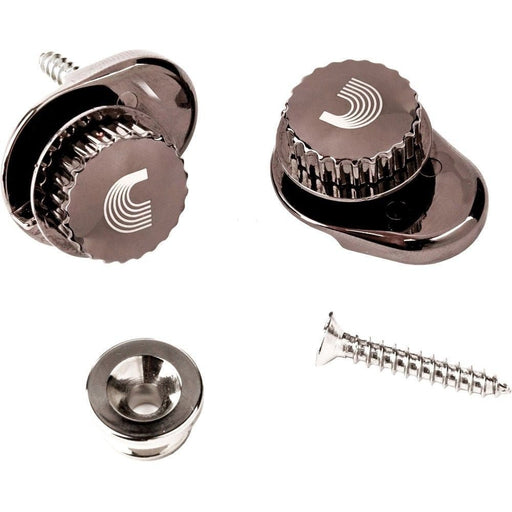 D'Addario Universal Strap Lock System (Nickel) (PW-SLS-02) - Gsus4