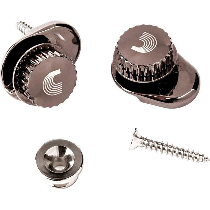 D'Addario Universal Strap Lock System (Nickel) (PW-SLS-02) - Gsus4