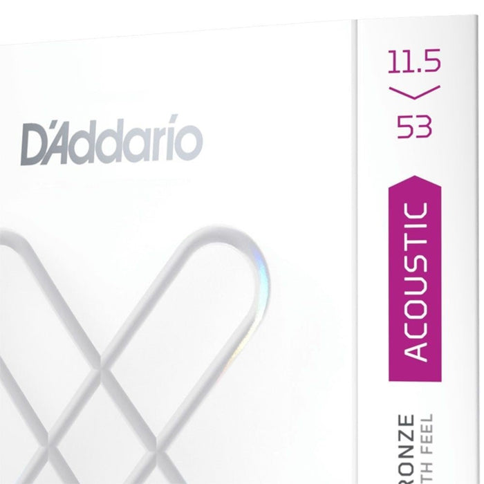 D'Addario XS Coated Acoustic Phosphor Bronze Strings Custom Light Plus Set (11.5 - 53) (XSAPB11553) - Gsus4