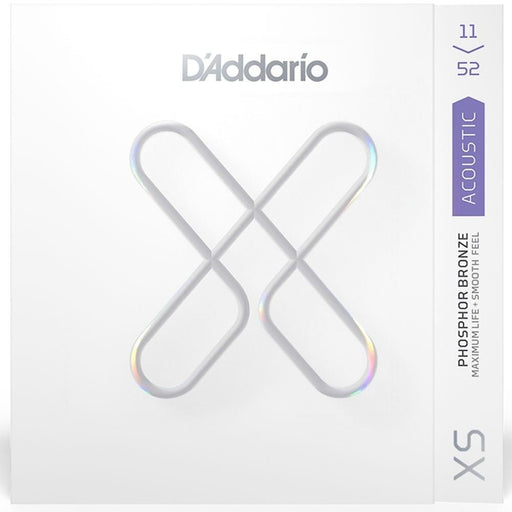 D'Addario XS Coated Acoustic Phosphor Bronze Strings - Custom Light Set (11 - 52) (XSAPB1152) - Gsus4