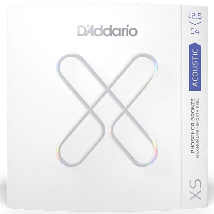 D'Addario XS Coated Acoustic Phosphor Bronze Strings Light Plus Set (12.5 - 54) (XSAPB12554) - Gsus4