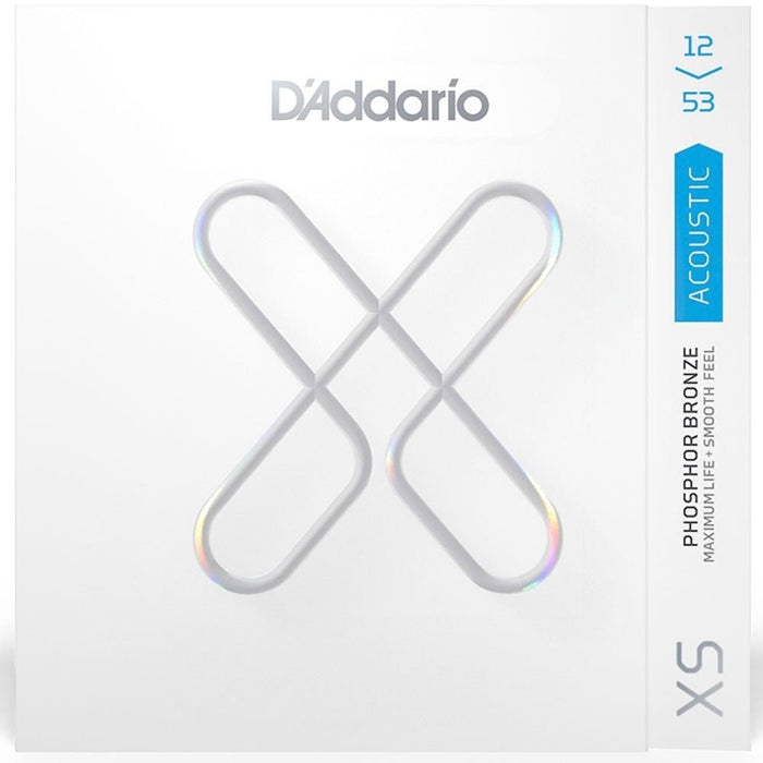 D'Addario XS Coated Acoustic Phosphor Bronze Strings - Light Set (12 - 53) (XSAPB1253) - Gsus4