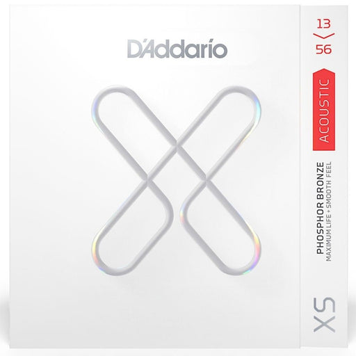 D'Addario XS Coated Acoustic Phosphor Bronze Strings - Medium Set (13 - 56) (XSAPB1356) - Gsus4