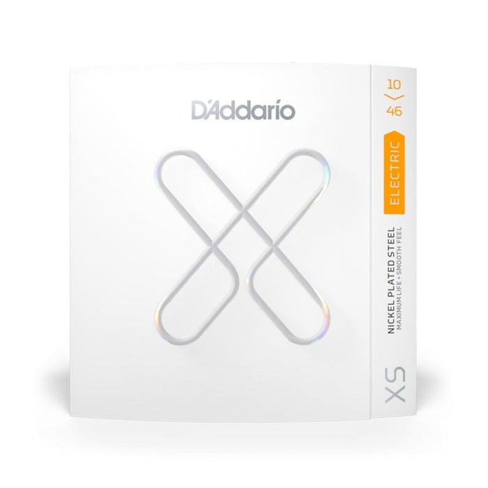 D'Addario XS Coated Nickel Plated Steel Electric Strings - Reg Light (10 - 46) (XSE1046) - Gsus4