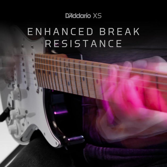 D'Addario XSE1046-B25 XS Coated Nickel Plated Steel Electric Strings - Light (10-46) - 25-Set Bulk Box (XSE1046-B25) - Gsus4