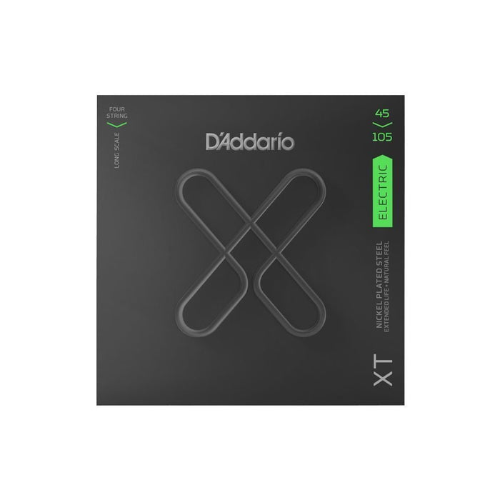 D'Addario XT Bass Nickel Plated Steel Strings - Light Top/Med Bottom LS (45 - 105) (XTB45105) - Gsus4