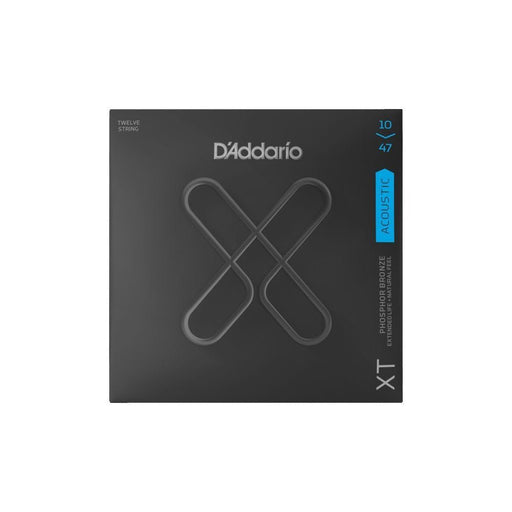 D'Addario XT Coated Acoustic Phosphor Bronze Strings - Light 12 - String Set (10 - 47) (XTAPB1047-12) - Gsus4