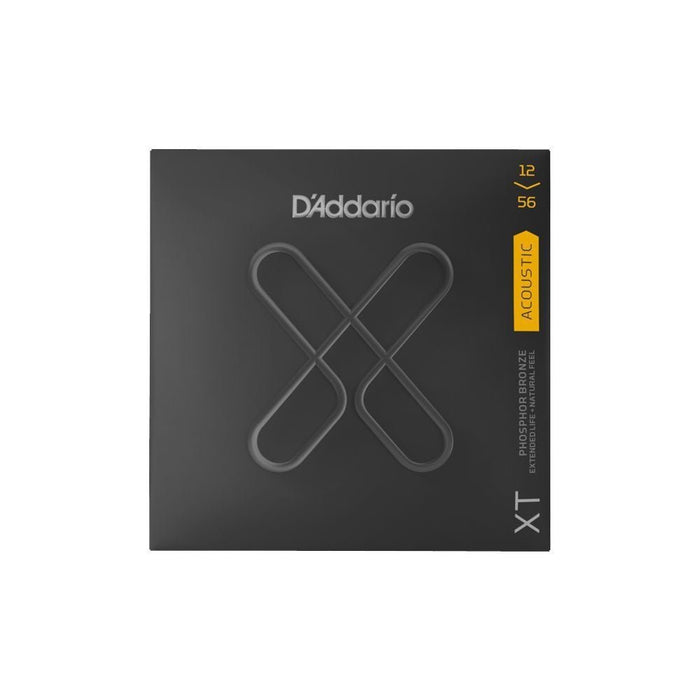 D'Addario XT Coated Acoustic Phosphor Bronze Strings - Light Top/Med Bottom (12 - 56) (XTAPB1256) - Gsus4