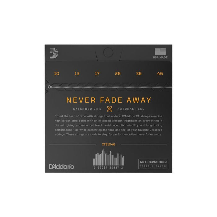 D'Addario XT Coated Electric Nickel Wound Strings Regular Light Set (10 - 46) (XTE1046) - Gsus4