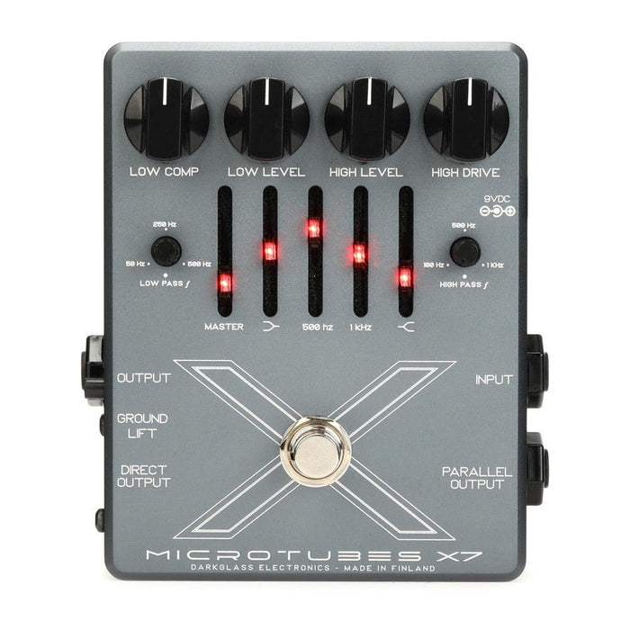 Darkglass | Microtubes X7 | Bass Preamp & Multiband Distortion Pedal (DG - X7) - Gsus4