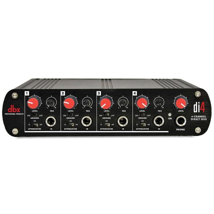 DBX DI4 Active 4 Channel Direct Box With Line Mixer (DBX-DI4) - Gsus4