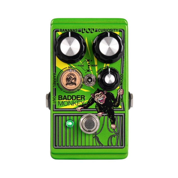 Digitech | DOD Badder Monkey | TS - Style Overdrive Pedal w/ Barrel Knobs (DOD-BADDERMONKEY) - Gsus4