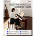 Donner | DDP - 200 | 88 - Key Graded Hammer Action Digital Piano | Semi - Open Cover Design (EC3009) - Gsus4