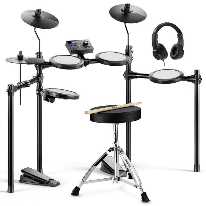 Donner | DED - 70 | Electric Drum Set w/ 4x Quiet Mesh Drum Pads (EC7170) - Gsus4