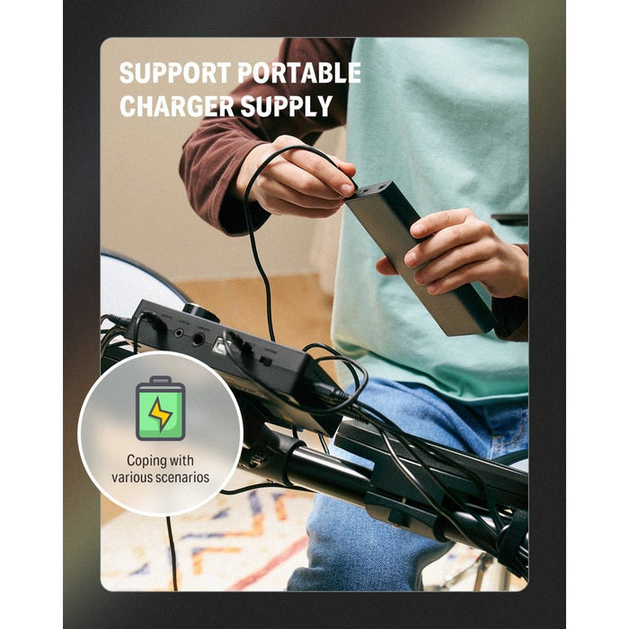 Donner | DED - 70 | Electric Drum Set w/ 4x Quiet Mesh Drum Pads (EC7170) - Gsus4