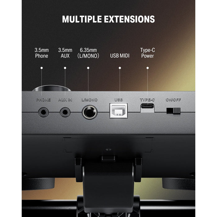 Donner | DED - 70 | Electric Drum Set w/ 4x Quiet Mesh Drum Pads (EC7170) - Gsus4