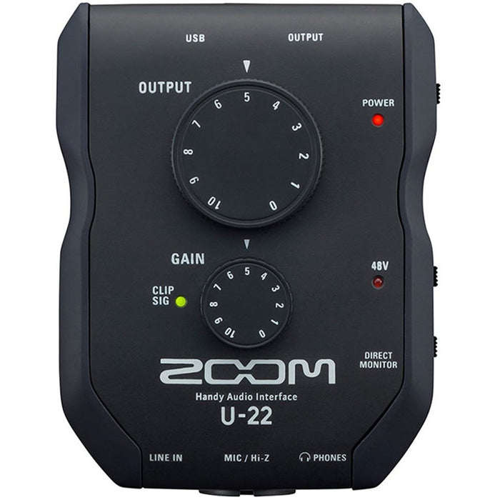 Zoom | U-22 | Handy Audio Interface | 2-In / 2-Out