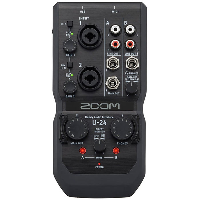 Zoom | U-24 | Handy Audio Interface | 2-In / 4-out