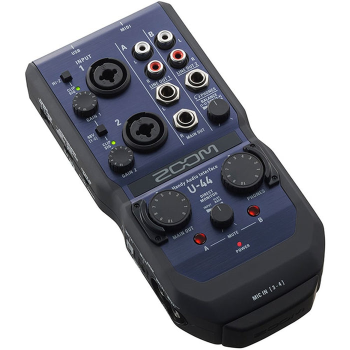 Zoom | U-44 | Handy Audio Interface | 4-In / 4-out