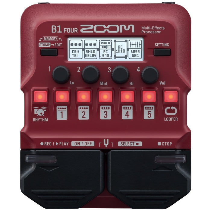 Zoom | B1 FOUR | Bass Multi-Effects Pedal