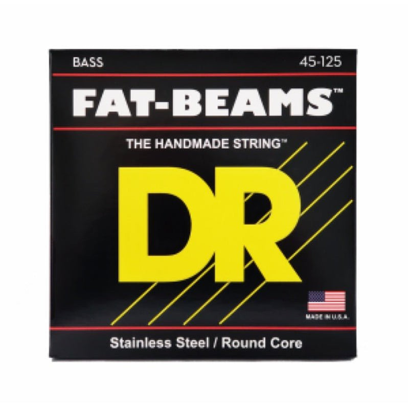 Corde Basso Dr Strings Fat Beam Corde Per Basso DR Strings Fat Beam 5 Corde - Set 045-125 Per Suono Potente Set Corde Basso Elettrico - 4