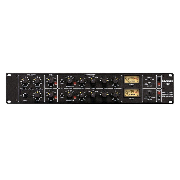 Drawmer 1960 Dual Channel Tube Preamp / Compressor (DRA-1960) - Gsus4