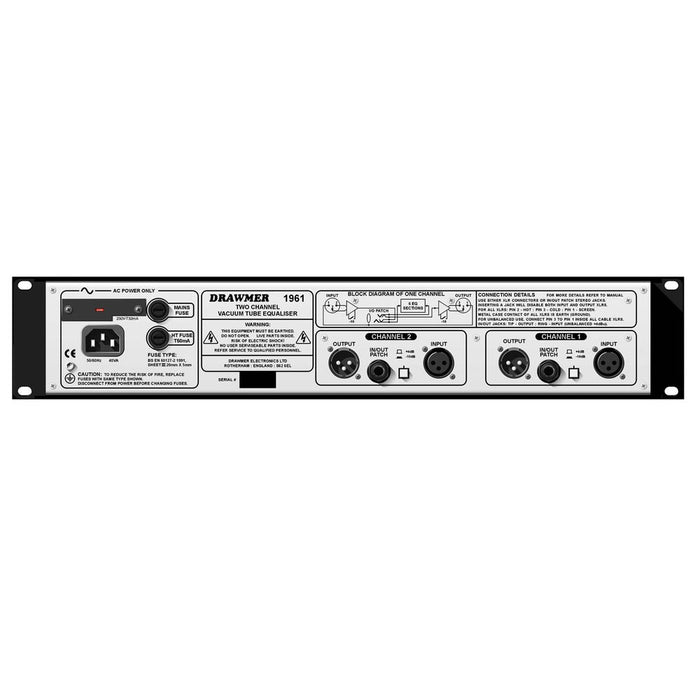 Drawmer 1961 Dual Channel Tube Equaliser (DRA-1961) - Gsus4
