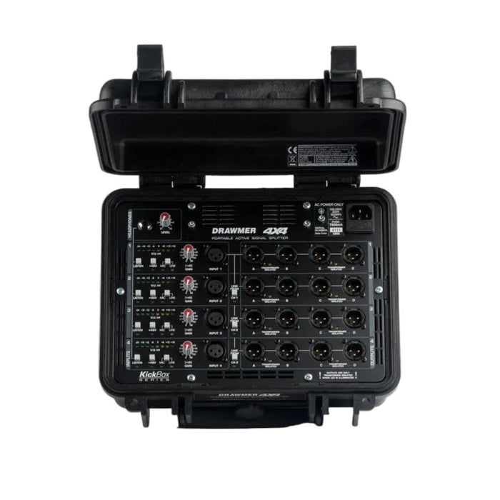 Drawmer Kickbox 4×4 Portable Active Splitter (DRA-KICKBOX 4X4) - Gsus4