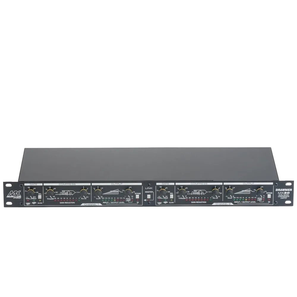 Drawmer MX30 Dual Channel Gated Compressor Limiter - Gsus4